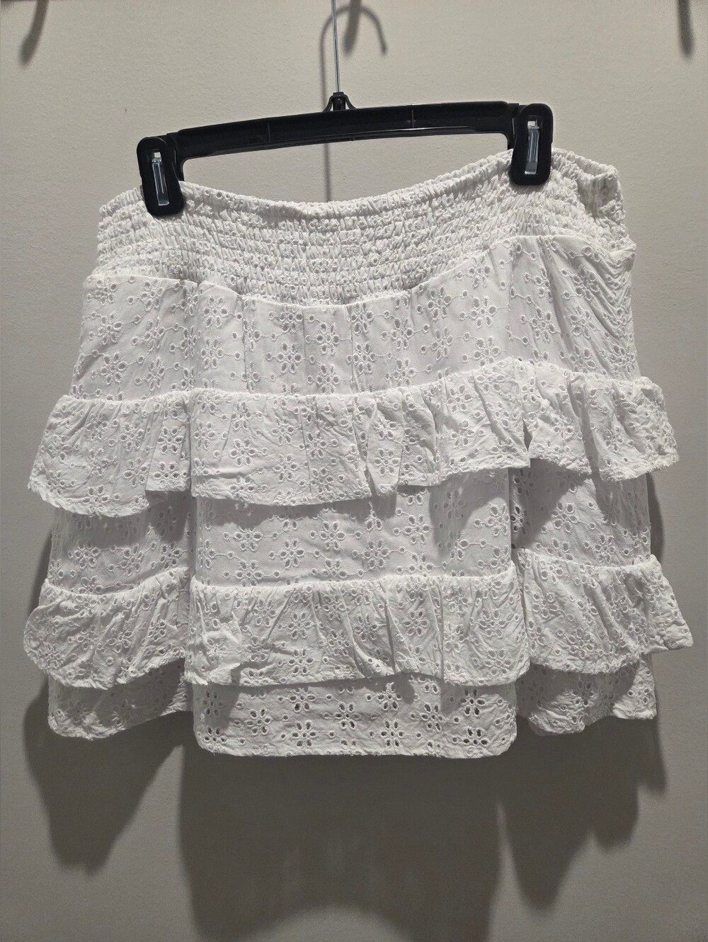 Limited Too White Eyelet Skirt XXL NWOT